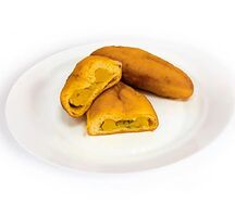 Пир с картошкой жареный