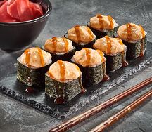 Запеченный с курицей