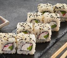 Снежный краб в кунжутном миксе