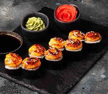 Запеченный с курицей