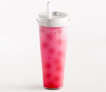 Клубничный Milk с тапиокой Xl