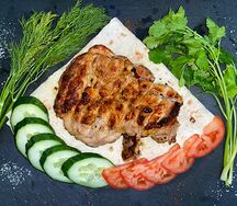 Шашлык из куриного окорочка