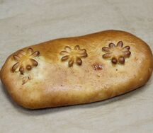 Кулебяка с клубникой