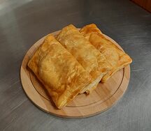 Слойка с мясом и картофелем