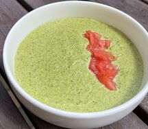 Крем-суп из брокколи со сливками