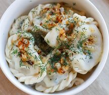Вареники с картошкой и грибами