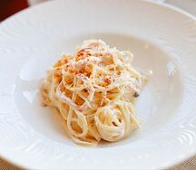 Паста с кальмарами