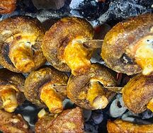 Грибочки на мангале