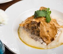 Бефстроганов из реберного мяса