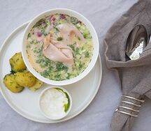 Окрошка с мортаделлой