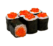 Ролл с красной икрой