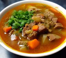 Шурпа с бараниной 