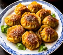 жаренные пельмени 