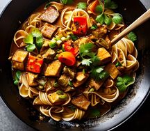 Жареный лагман 