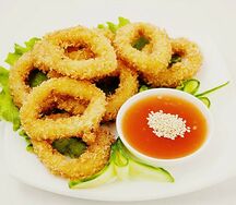 Кольца кальмара в кляре и панировке 5 шт