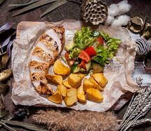 Стейк из куриной грудки