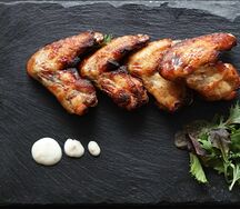 Куриные Крылышки В Глазури BBQ