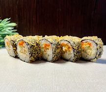 Жареный ролл Калифорния с лососем
