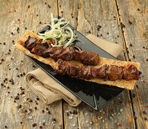 Шашлык из бараньей печени