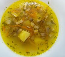 Щи с грибами