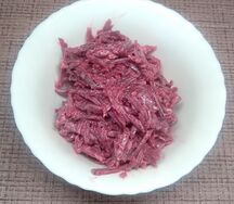 Свекла с чесноком