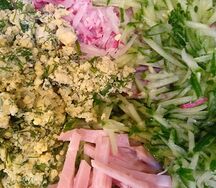 Окрошка на квасе