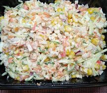 Салат с крабовыми палочками