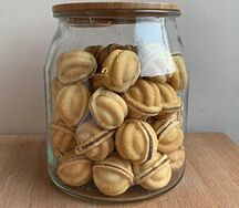 Набор песочных орешков с вареной сгущенкой