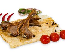 Шашлык из бараньей корейки