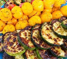 Бакинские овощи на мангале