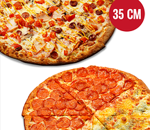 Топ-пицц Дон Антонио: Ромео и Джульетта и Фирменная (l)