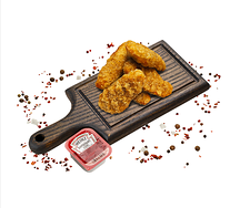 Стрипсы с соусом BBQ