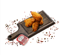 Крылья фри с соусом BBQ