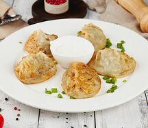 Манты жареные