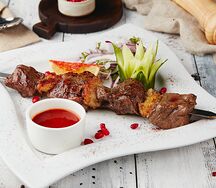Шашлык из говядины с жирком