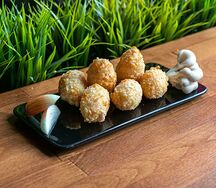 Муни с курицей и грибами