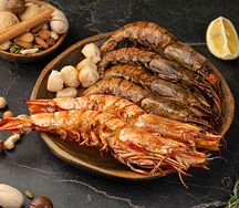 Сет из креветок и гребешка