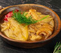 Салат из овощей на углях