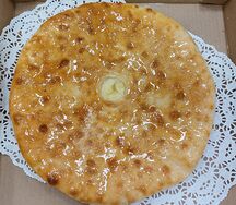 Пирог с картофелем и зелёным луком