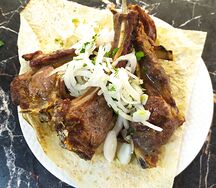 Шашлык из бараньей корейки