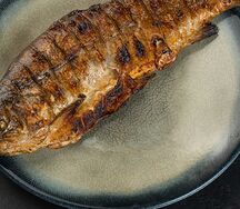 Форель на углях