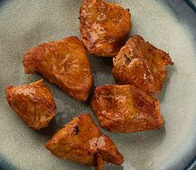 Свиная вырезка на углях