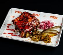 Рёбра Plus size вишневый BBQ Xxl