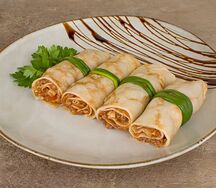 Блины с мясом