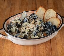 Мидии дорблю с миндалём