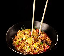 Wok с рисом куриный