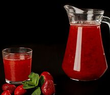Морс клубничный