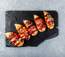 Мидии с соусом Спайси