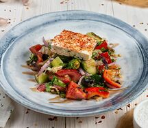 Овощной салат с брынзой