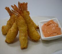 Креветка королевская в кляре